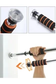 VANCKEY  Barfiks Demiri Kapı Barı Koridor 60-100cm Koridor Barfiksi Barfix Spor Aleti Demiri Barfiks Çubuğu - 3