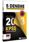 2023 KPSS Eğitim Bilimleri Tamamı Çözümlü Son Çıkış 5 Deneme Sınavı Yargı Yayınları - 1