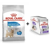 Royal Canin Light Weight Care Köpek Maması 3 Kg + 12 Adet Yaş Mama - 1