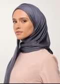 Tesettür Şal - Antrasit Penye thumbnail 2