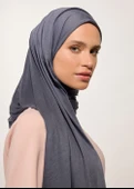Tesettür Şal - Antrasit Penye thumbnail 1
