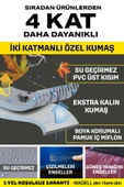 Budge   Mazda 2 Uyumlu PROMAX X400 Miflonlu Araba Brandası - Oto Çadır Örtü - 6