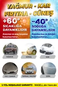 Budge   Mazda 2 Uyumlu PROMAX X400 Miflonlu Araba Brandası - Oto Çadır Örtü - 3