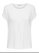ONLY Bayan Geniş Yaka Basic Tişört 15106662 thumbnail 5