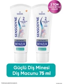 Sensodyne Klinik Beyazlık Güçlü Diş Minesi Florürlü Diş Macunu 75 ml 2 Adet - 1