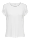 ONLY Bayan Geniş Yaka Basic Tişört 15106662 thumbnail 10