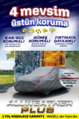 Budge   Skoda Fabia Sedan 2007-2014 Uyumlu PROMAX X400 Miflonlu Araba Brandası - Oto Çadır Örtü - 4