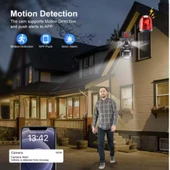 O-Kam 3017 Wifi 6mp Dual Lens Ip Güvenlik Kamerası 128 GB| Hareketli Kablosuz, Gece Görüşü, Kişi Takibi, Türkçe Sesli Görüşme Dış iç Kamera - 2