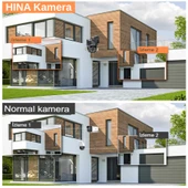 Hina WİFİ Güvenlik Kamerası Dual Lens 6MP Süper HD PTZ Hareketli Sesli Gece Görüşlü Akıllı Kamera - 4