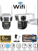 O-KAM 3014 6MP WiFi Kablosuz Dual Lens Güvenlik Kamerası  Hareketli, Gece Görüşlü, Dış & İç Kullanım - 1