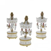 Dekoratif 6'lı Beyaz Mini Atlı Karınca - 2