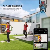 O-Kam 3017 Wifi 6mp Dual Lens Ip Güvenlik Kamerası 128 GB| Hareketli Kablosuz, Gece Görüşü, Kişi Takibi, Türkçe Sesli Görüşme Dış iç Kamera - 5