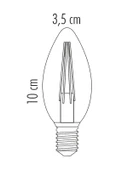 4W LED RUSTİK AMPUL thumbnail 2