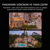 Hina WİFİ Güvenlik Kamerası Dual Lens 6MP Süper HD PTZ Hareketli Sesli Gece Görüşlü Akıllı Kamera - 3