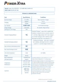 60 Adet Power-Xtra IFR32700 - 3.2V 6000 Mah LiFePO4 Şarjlı Pil - 3C - 2