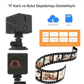 O-KAM 3036 Mini 4G Sim Kartlı Bataryalı IP Güvenlik Kamerası Gece Görüşlü (İç-Dış Mekan )Bebek Odası - 4