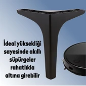 Lüks Mobilya Kanepe Sehpa TV Ünitesi Koltuk Ayağı 17 cm Siyah Baza Ayak thumbnail 5