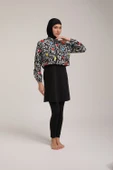 Chelly Kadın Crop Tam Kapalı Tesettür Mayo T 5470 - 1