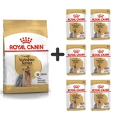 Royal Canin Yorkshire Terrier Köpek Maması 1,5 kg + 6 Adet Yaş Mama - 1