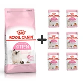 Royal Canin Kitten Yavru Kuru Kedi Maması 2 Kg + 6 Adet Yaş Mama - 1