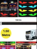 150 Cm Şeytan Led Gözler Animasyonlu Araba,kamyon,otobüs Kumandalı Esnek Ön Arka Cam Rgb Led Ekran - 1