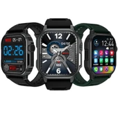 Watch Ultra TW11 Siyah AMOLED Ekranlı Akıllı Saat, Su Geçirmez GPS NFC iPhone  Huawei Uyumlu 8,9,10 - 2