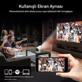 HY300Pro Akıllı Projeksiyon Cihazı Android 11 Taşınabilir 1080P Ev Sineması WiFi Bluetooth Destekli - 3