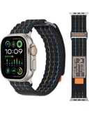 Apple Watch Ultra 2, 3, 8, 9, 10 Uyumlu Focus Trail Loop Akıllı Saat Kordonu - Kayışı (45-49mm) - 1