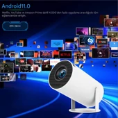 HY300Pro Akıllı Projeksiyon Cihazı Android 11 Taşınabilir 1080P Ev Sineması WiFi Bluetooth Destekli - 2