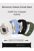 Ocean Loop Beyaz Silikon Kordon 42,44,45,49mm Watch Uyumlu 7,8,9,10,ultra Akıllı Saat Kordonu - 6