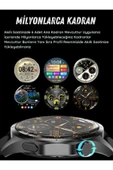 GT4 Max Gümüş 46mm Akıllı Saat – Sesli Görüşmeli, NFC & GPS Destekli, Android & Huawei iPhone Uyumlu Watch 8-9-10 - 3