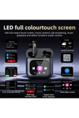 TWS K1 Akıllı Bluetooth Kulaklık ENC Dokunmatik Ekranlı 8GB Hafıza Sesli Görüşme Kulak İçi Kulaklık - 2