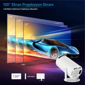 HY300Pro Akıllı Projeksiyon Cihazı Android 11 Taşınabilir 1080P Ev Sineması WiFi Bluetooth Destekli - 5