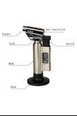 Metal Kasa Torch Pürmüz Çakmak 1300 Derece Isı Tabancası  Aşcı Pürmüzü Tıbbi Diş Pürmüzü  BS-261 - 7