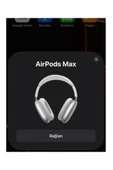 Airpods Max Fileli Kulak Üstü Bluetooth Kulaklık Ve Kılıf Pop-Up Aktif Gürültü Engelleme-Şeffaf Modu iPhone Uyumlu ( Uzay Gri ) - 4
