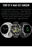 GT4 Max Gümüş 46mm Akıllı Saat – Sesli Görüşmeli, NFC & GPS Destekli, Android & Huawei iPhone Uyumlu Watch 8-9-10 - 2