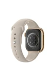 Watch 8 Gold 2.0 Inç Amoled Ekran Spor 2 Kordonlu Krem-bej Akıllı Saat Iphone Huawei Xiaomi Uyumlu 9 - 2