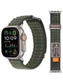 Apple Watch Ultra 2, 3, 8, 9, 10 Uyumlu Focus Trail Loop Akıllı Saat Kordonu -  Kayışı (45-49mm) - 5