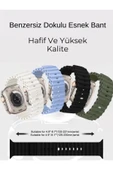 Ocean Loop Kırmızı Silikon Kordon 42,44,45,49mm Apple Watch Uyumlu 7,8,9,10,ultra Akıllı Saat Kordon - 7