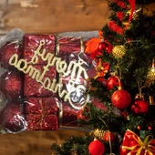 Yeni Yıl Yılbaşı Noel Çam Ağacı Süsü Lüx 13 Parça Orta Boy - 2
