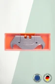 Lutz Blades Kancalı 10 Adet Maket Bıçağı Yedeği - 3