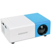 YG300 Akıllı Projeksiyon Cihazı  Taşınabilir Mini LED 5V Powerbank Destekli Bluetooth Ekran Yansıtma (Siyah) - 2