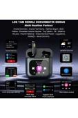 TWS K1 Akıllı Bluetooth Kulaklık ENC Dokunmatik Ekranlı 8GB Hafıza Sesli Görüşme Kulak İçi Kulaklık - 3