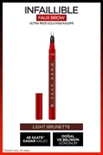 Loreal Paris Infaillible Faux Brow Ultra İnce Uçlu Kaş Kalemi - Light Brunette - 1