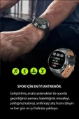 Watch 4 Pro HW16 MAX Gümüş 46mm Klasik Erkek Akıllı Saat – AMOLED Ekran Sesli Görüşme iPhone Android -Huawei Uyumlu Howear thumbnail 4