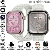 Watch HK 10 + Mini Plus Uzay Gri AMOLED Ekranlı Akıllı Saat 41mm, 2GB Depolama, iPhone & Huawei Uyumlu 8,9,10 - 1