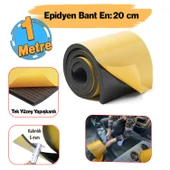 Yapışkanlı Araç Ses Isı Yalıtım İzolasyon Bandı En:20 cm Kalınlık:5 mm Uzunluk 1 Metre Kauçuk Sünger thumbnail 1