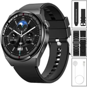 Yeni Spor Watch GT3 MAX Siyah Akıllı Saat 1.45 İnç 46mm NFC/Sesli Arama Huawei iPhone Uyumlu 8,9,10 - 1