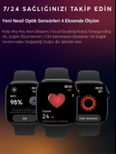 Watch HK 10 + Mini Plus Siyah AMOLED Ekranlı Akıllı Saat 41mm, 2GB Depolama, iPhone & Huawei Uyumlu 8,9,10 - 9