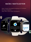 Watch HK 10 + Mini Plus Siyah AMOLED Ekranlı Akıllı Saat 41mm, 2GB Depolama, iPhone & Huawei Uyumlu 8,9,10 - 6